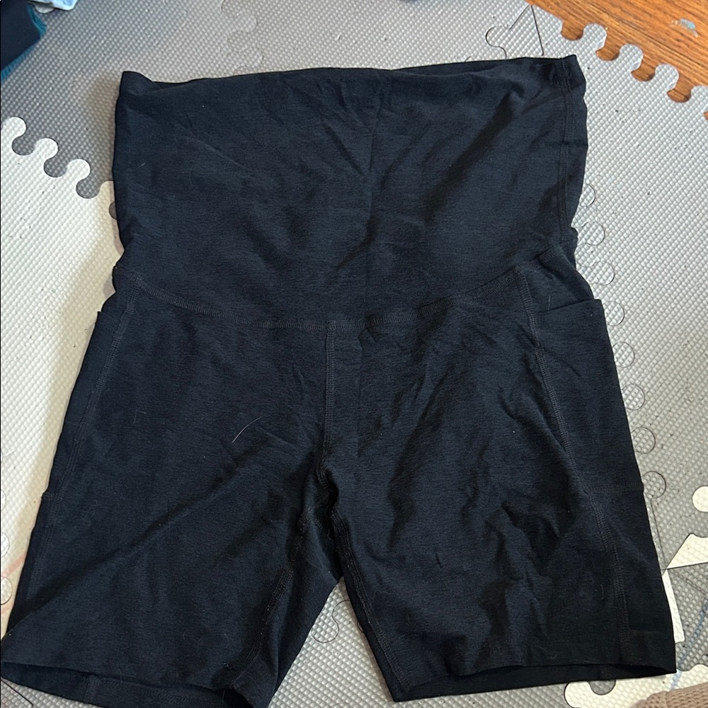 Beyond the Bump Black Bike Shorts